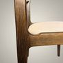 Set of 4 Mid-Century Danish Stained Oak Dining Chairs attributed to Erik Buch. Image 5