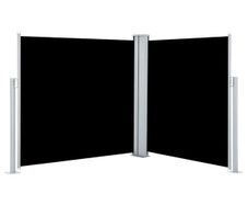 Retractable Side Awning Black 120x600 cm