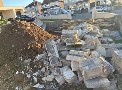 soil and blocks
