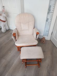 babylo nursery chair and footstool