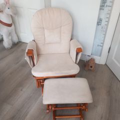 babylo nursery chair and footstool