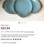 Reduced Retro Fire King  11 inch  long oven ware  compartment dish Image 4