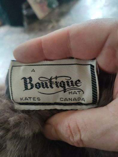 Vintage Kate's Canadian Boutique Fur Hat