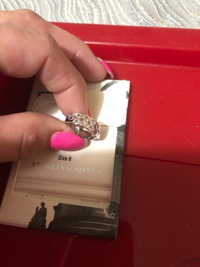 Child's sliver ring size 6