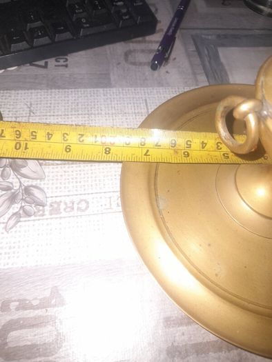 Beautiful Antique Brass Ink Holder Desk Set