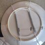 Lovely Very Old Bone China Hanging Plate Have Been Stapled.. Image 4