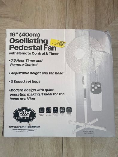 Pedestal Fan with Remote