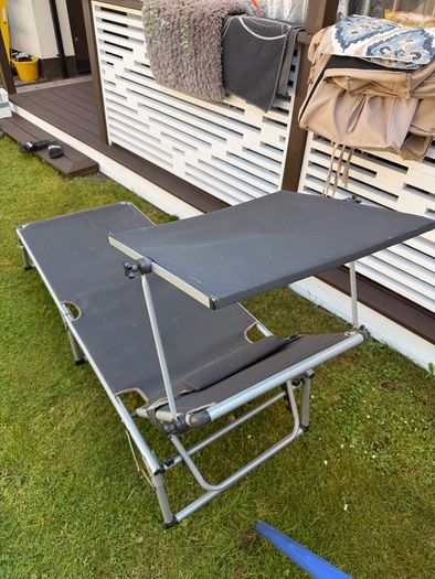 Sunbed Garden Bed Foldable with shade