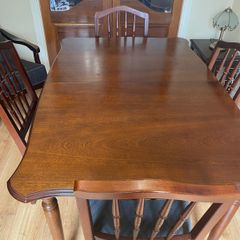 4 Seater Mahogany Dining Table and 4 Chairs