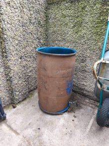 Water butt blue barrell