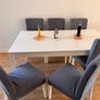 extendable dining table & 6 chairs Image 10