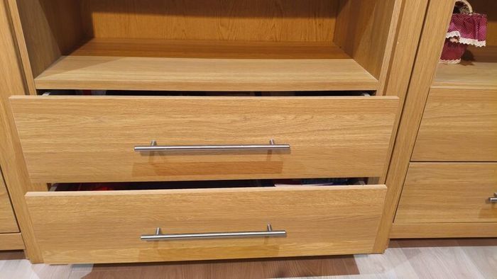 Oak color book shelf  lots of space