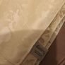 Cream embossed Table cloth Image 2