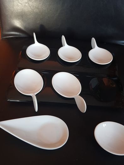set of tapas serving spoons  and support