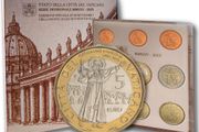 Vatican Brilliant Uncirculated Euro Coin 2025 - Includes 5 Euro Bimetallic Coin 20th Anniv Death of Saint John Paul II