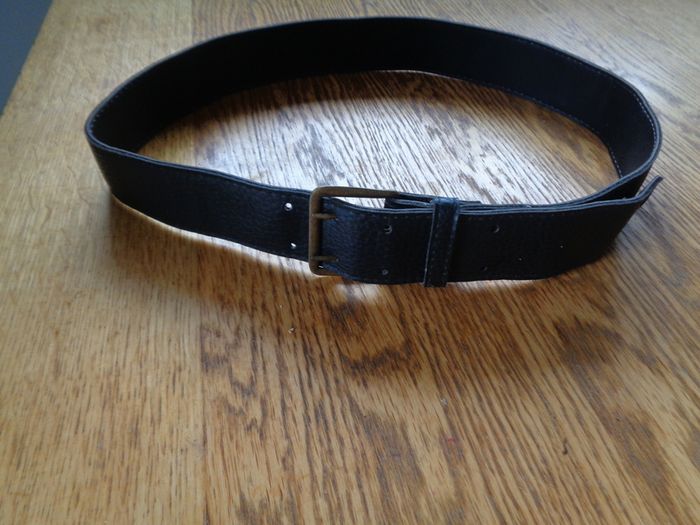 Black Leather Belt for Sale