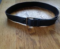 Black Leather Belt for Sale
