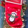Black Sack of Christmas Decorations Image 3