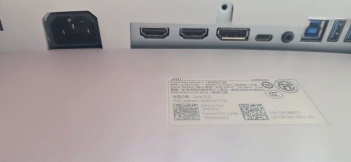 Dell UltraSharp U3421WE 34 Curved Ultrawide Monitor USB-C