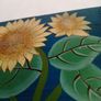 Vintage Hand Painted Wooden Box with Drawer Image 5