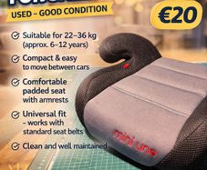 Car Booster Seat (22-36kg)