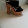Zara wedges Black & Cork Image 2