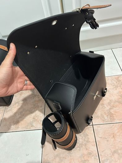 Motorcycle Throw-Over Saddlebags
