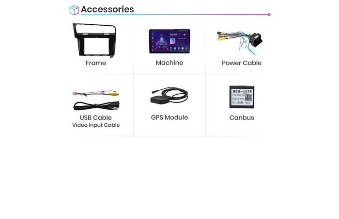 Car Radio for Volkswagen VW Golf 7 MK7 GTI 2012 2013 -2020 Car Play Android Auto Multimedia Player Stereo Auto radio Head Unit