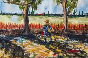 the painter day out watercolour