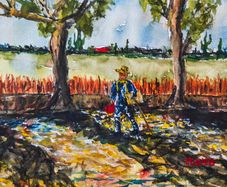 the painter day out watercolour