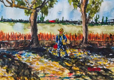 the painter day out watercolour