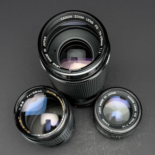 Canon A1 film camera bundle
