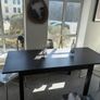 Extendable black ikea dining table Image 3