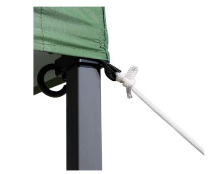 3 x 3 m pop-up gazebo, green, with wheeled carry bag