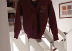 St Fiachras Beaumont cardigan and tie