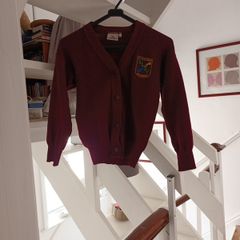 St Fiachras Beaumont cardigan and tie
