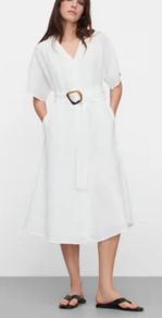 Autograph pure Irish linen midi dress BNWT