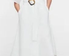 Autograph pure Irish linen midi dress BNWT