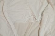 White long sleeve crop top