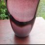 Heavy Large Art Studio Glass Vase Image 2