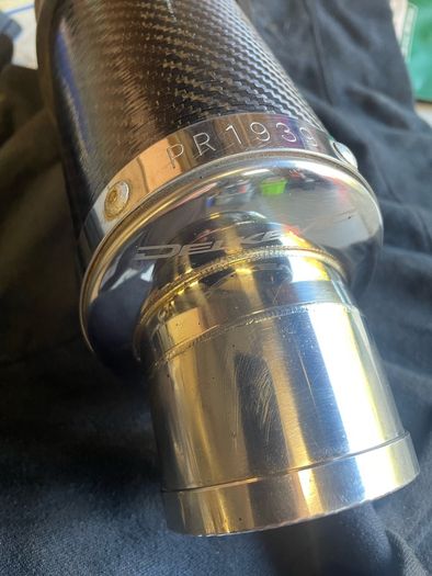 Suzuki GS500 Delkevic exhaust and silencer