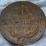 AUSTRIA, Empire Franz II era 1816A copper Ein Kreuzer Image 2