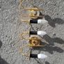 Brass wall light 15e with bulbs 10EURO TO CLEAR Image 2