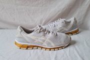 asics gel quantum Size 8 eu 42 white/yellow in excellent condition