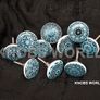 10 x Mix Vintage Look Flower Ceramic Knobs Door Handle Cabinet Drawer Cupboard Pull Xfer MULTIPLE COLOURS AVAILABLE (FREE SHIPPING) Image 5