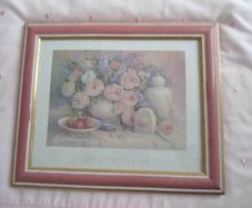 Picture print in a frame.