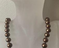 CAROLEE Golden Brown Pearl Necklace