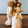 Willow Tree "Quietly" Figurine by Susan Lordi (Mother & Two Children) Image 2