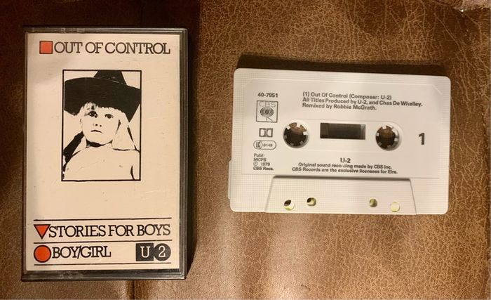 U2 - Three - Original 1985 CBS Ireland Cassette