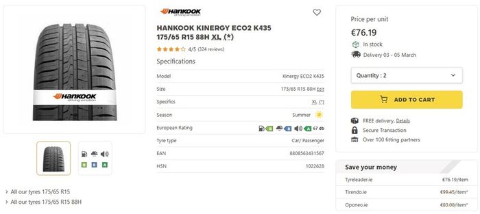 Hankook tyres